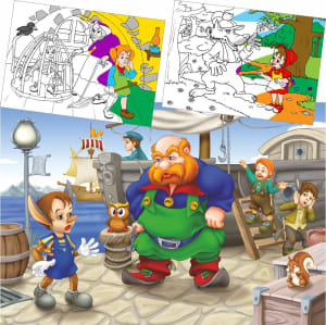 Pinocchio Color Me Movies & TV By D-Toys