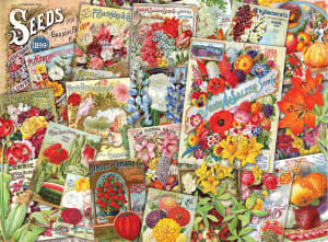 Smithsonian Vintage - Vintage Seed Packets Collage By RoseArt
