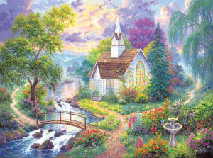 Light Unto My Path Landscape By RoseArt