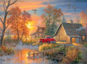 Autumn Mist Sunrise & Sunset By RoseArt