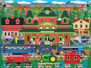 Mountain Rail Holiday Americana By RoseArt