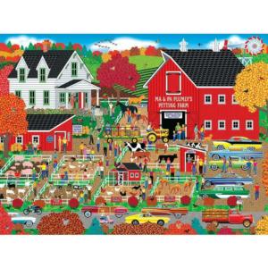 Plumly's Petting Farm - Scratch and Dent Farm Jigsaw Puzzle By RoseArt