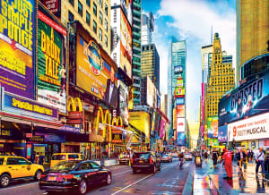 Times Square & 7th Avenue, NYC New York By Kodak