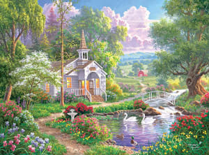 Joyful Chapel Landscape By RoseArt