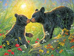 Love Is In The Air - Scratch and Dent Bear Jigsaw Puzzle By RoseArt
