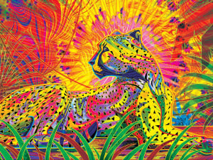 Serengeti Cheetah Big Cats By RoseArt