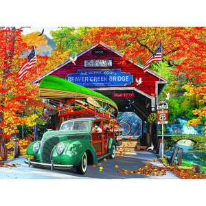 Covered Bridge Nostalgic & Retro By RoseArt