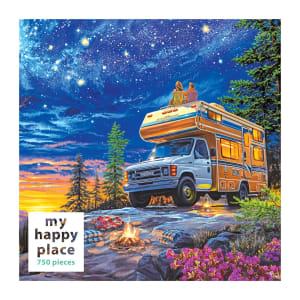 My Happy Place - Camper Night Camping By RoseArt