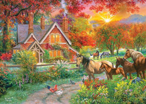 Homestead Sunrise & Sunset By RoseArt