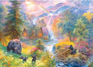 Mountain Mama Nature Jigsaw Puzzle By RoseArt