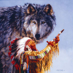 Spirit of the Wolf Native American By SunsOut