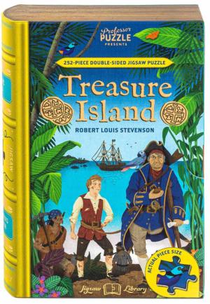 Treasure Island Double Sided Puzzle Books & Reading Double Sided Puzzle By Professor Puzzle
