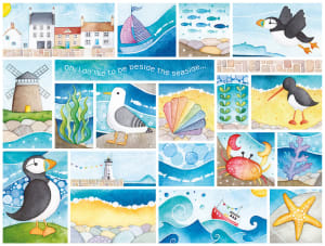 A Day at the Seaside Beach & Ocean By All Jigsaw Puzzles