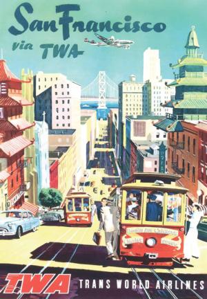 Vintage Poster San Francisco Nostalgic & Retro Wooden Jigsaw Puzzle By Victory Wooden Puzzles, LTD