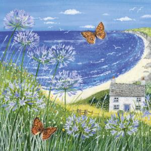 Cottage By The Sea Beach & Ocean Wooden Jigsaw Puzzle By Victory Wooden Puzzles, LTD