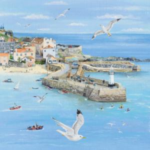 St. Ives Beach & Ocean Wooden Jigsaw Puzzle By Victory Wooden Puzzles, LTD