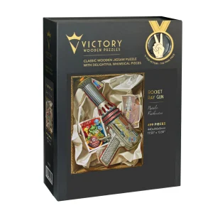 Rocket Ray Gun Nostalgic & Retro By Victory Wooden Puzzles, LTD