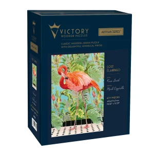 Lost Flamingo - Artisan™ Birds By Victory Wooden Puzzles, LTD