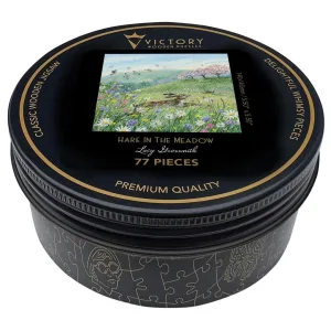Hare In The Meadow Bunny By Victory Wooden Puzzles, LTD