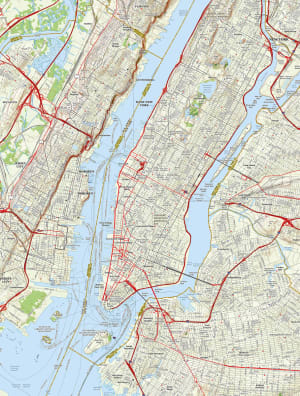 New York City Map - Scratch and Dent New York By All Jigsaw Puzzles