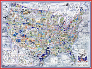 USA Map United States By All Jigsaw Puzzles
