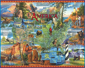 National Parks United States By White Mountain