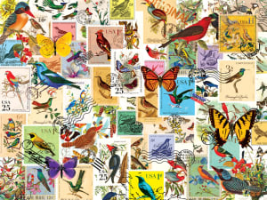 Stamp Collector Collage By RoseArt