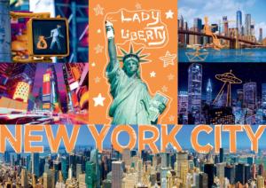 Neon City New York Jigsaw Puzzle By Trefl