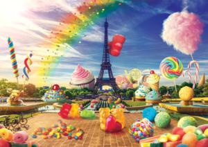 Sweet Paris - Scratch and Dent Candy Jigsaw Puzzle By Trefl