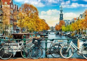 Wanderlust: Autumn in Amsterdam, Netherlands Amsterdam Jigsaw Puzzle By Trefl