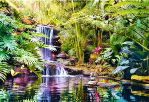 Oasis of Calm Waterfall Jigsaw Puzzle By Trefl