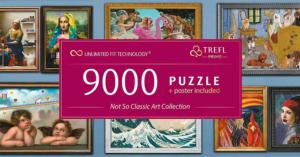 Not So Classic Art Collection Collage Worlds Largest Puzzle By Trefl