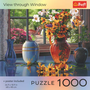 Trefl Red View Through Window Around the House By Trefl