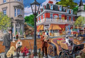 Main Street Nostalgic & Retro Wooden Jigsaw Puzzle By Wooden City