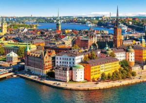 The Old Town of Stockholm, Sweden Europe By Castorland