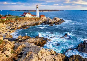 Sunrise over Cape Elizabeth, USA Beach & Ocean By Castorland