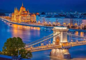 Budapest by Night Photography By Castorland