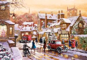 Vintage Winterland Christmas Jigsaw Puzzle By Castorland