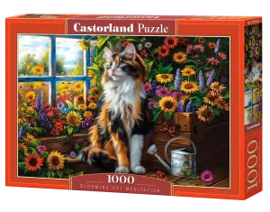 Blooming Cat Meditation Cats By Castorland