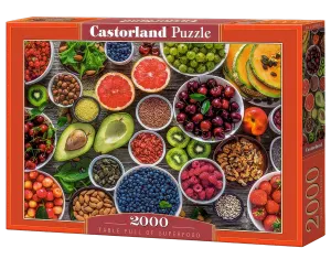 Table Full of Superfood Collage By Castorland