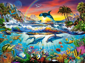 ジグソーパズル9000ピース 水中パラダイス  Ravensburger Amazon.com: Ravensburger - Underwater Paradise - Impressive