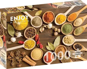 Indian Spices Collage By Enjoy