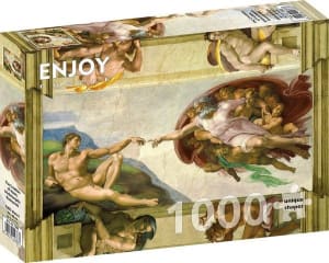 Michelangelo: The Creation of Adam Fine Art By Enjoy