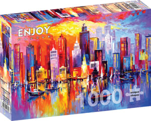 Evening New York Skyline By Enjoy
