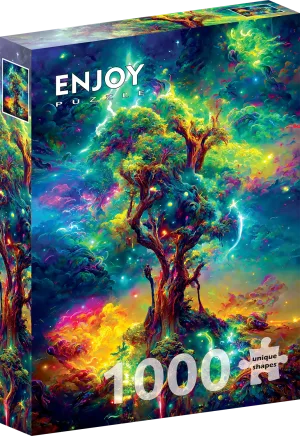 Cosmic Tree of Life Surrealism By Enjoy