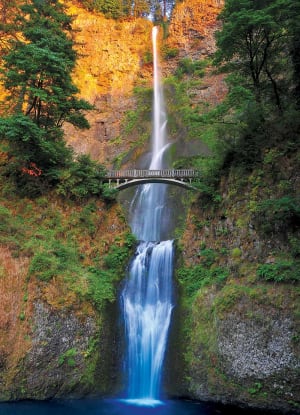 Multnomah Falls, Columbia River Gorge, OR Waterfall By Eurographics