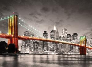 New York City Brooklyn Bridge Skyline By Eurographics