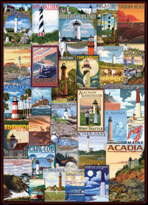 Lighthouses Collage By Eurographics