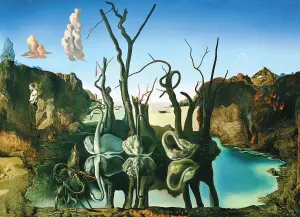 Swans Reflecting Elephants Elephant By Eurographics