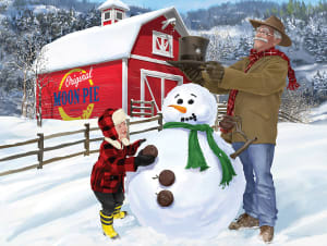 Moon Pie Christmas By Heritage Puzzles